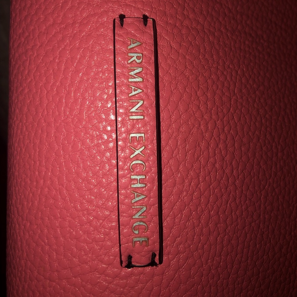 A/X Armani Exchange tote bag Reversible Pink/Tan